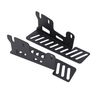 2PCS Fog Light Location Mount Brackets Left Right Aluminum Alloy Black for Raptor 2022 To 2023