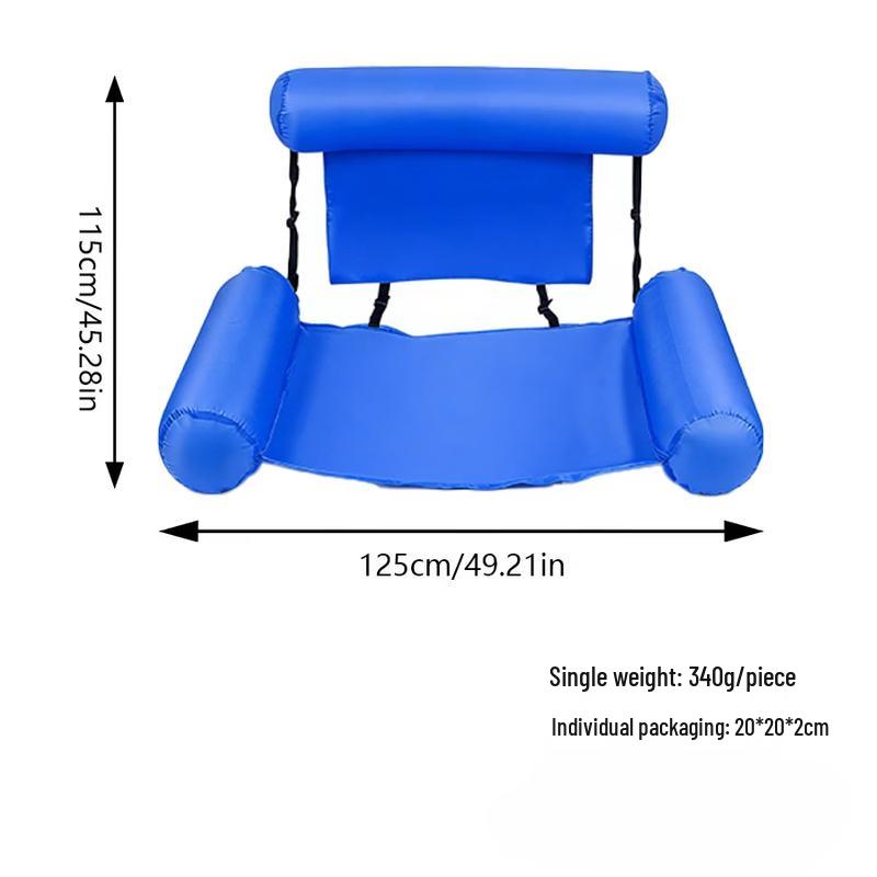 Portable Inflatable Pool Float Lounge Chair