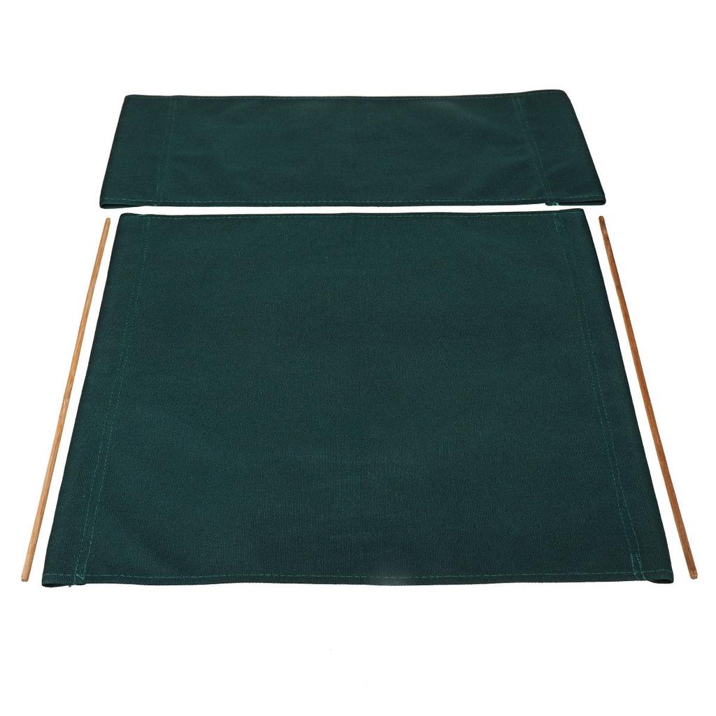 Katlanabilir Yönetici Sandalyesi/Boş Zaman Taburesi/Koltuk Dış Mekan Kamp Balıkçılık Kanvası İçin 2 Adet Koyu Yeşil Kanvas Sırtlık Koltuk Kumaşı