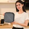 Silicone Air Fryer Liner Round Square Foldable Mat for Baking Food-Grade Basket Non-Stick Heat Resistant Air Fryer Accessories