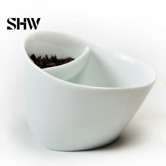 Tazza con Infusore per Tè a Foglie Sciolte in Ceramica, Tazza da Tè Inclinabile con Infusore, Colino Integrato, Tazza da Infusione Portatile, Robusta da Viaggio per Capacità 350ml,