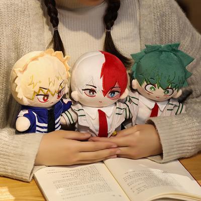 20cm Urocze Kreskówkowe Anime Pluszowe Zabawki Bakugou Katsuki Todoroki Shoto Midoriya Izuku Poduszka Pluszowa Boku No Hero Academia