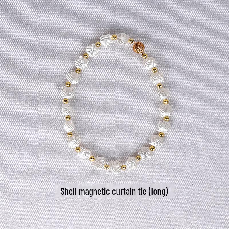 Pearl Magnetic Curtain Tieback - Light Luxury European Style