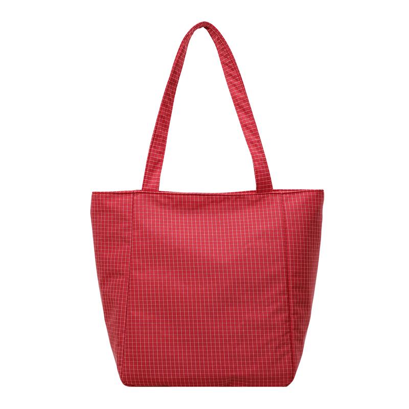Plaid Shoulder Bag Women's Large Capacity Tote Bag