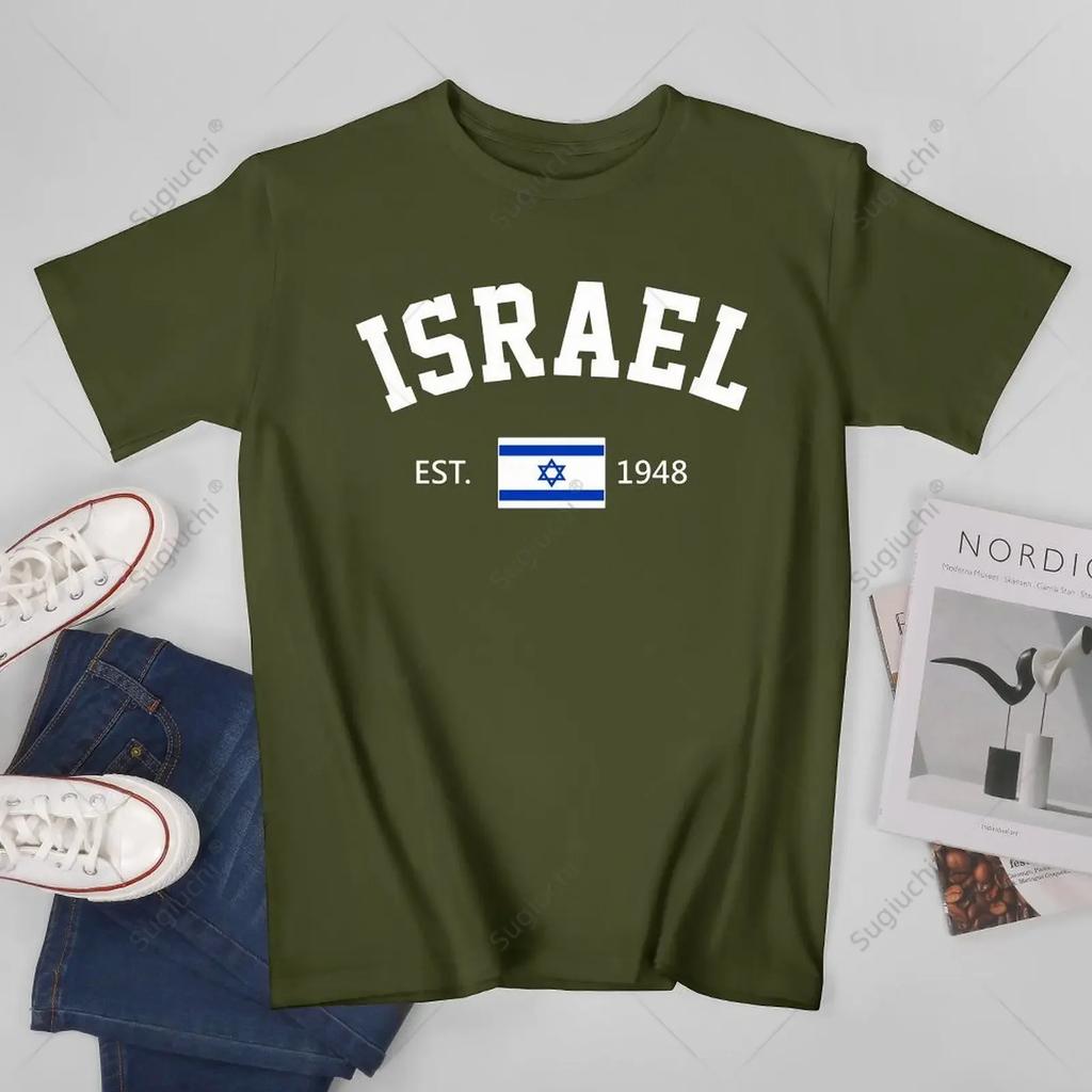 Unisex Unisex Israel EST1948 Independence Day Tshirt Tees T Shirts WoUnisex Boys 100 Cotton TShirt
