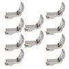 10 Stück Kräuselfuß Edelstahl Universal Industrie-Nähmaschinen Zubehör