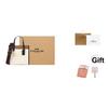 Coach Field 22 Badge Decorated Vertical Leather Tote Bag Women tote White Brown C3461-B4CAH