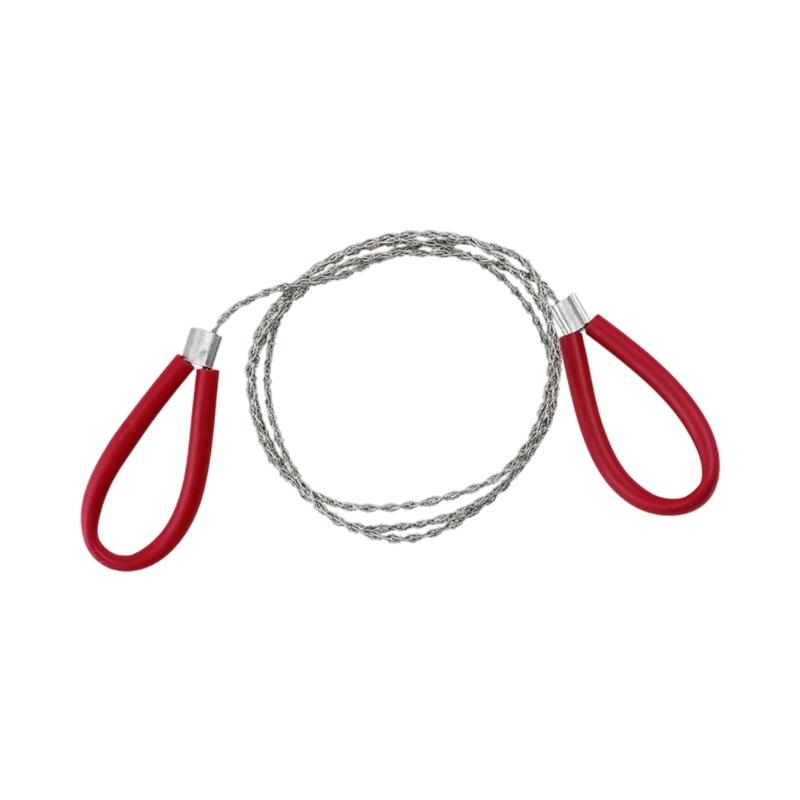 Heavy Duty 4 Ply Steel Wire Rope Handsaw Efficient Cutting For Various Materials Lightweight Easy Use Construction Tool