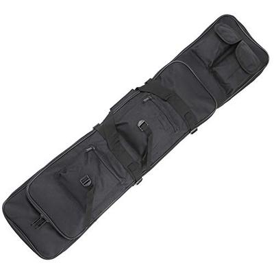 Sutekus Double Gun Case, Rifle Case, Airsoft Nylon, 2-Way, Black (120cm)