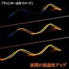 Flowing Sequential Turn Signal White Yellow LED Thin 30cm Type