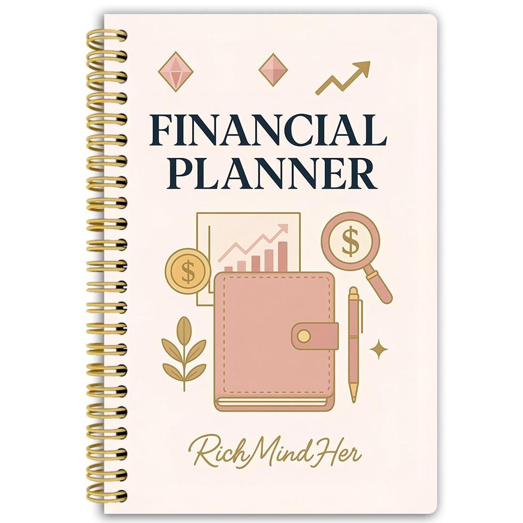 Cuaderno A5 Rosa de Planificación Financiera y Gestión Patrimonial