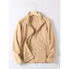 Foreign Trade Export Surplus Autumn and Winter Double-Sided Fleece Jacket for Men, Loose Casual Stand Collar Warm Fleece Coat