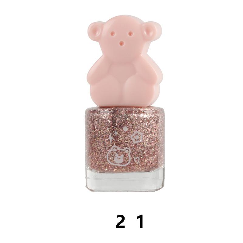 Water-based Cute No-bake Long-lasting Non-peelable Quick-drying Nude Color Odor-free Nail Polish