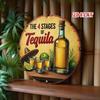 Vintage Tequila Bottle Metal Tin Sign Wall Art Rustic Home Decor Plaque