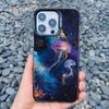 Marine Creature Jellyfish Phone Case For iPhone 16 15 Pro Max Plus 14 13 Mini 12 11 Pro Max Shockproof Laser Back Cover Fundas