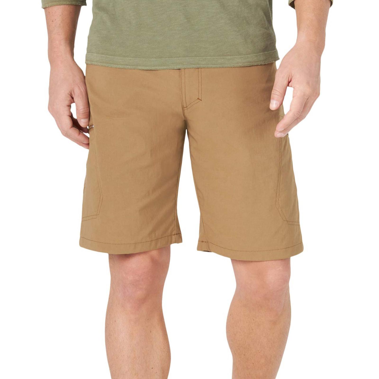 

Мужские шорты-карго, повседневные, однотонные, легкие, летние, для работы на открытом воздухе, с несколькими карманами One Size верблюд