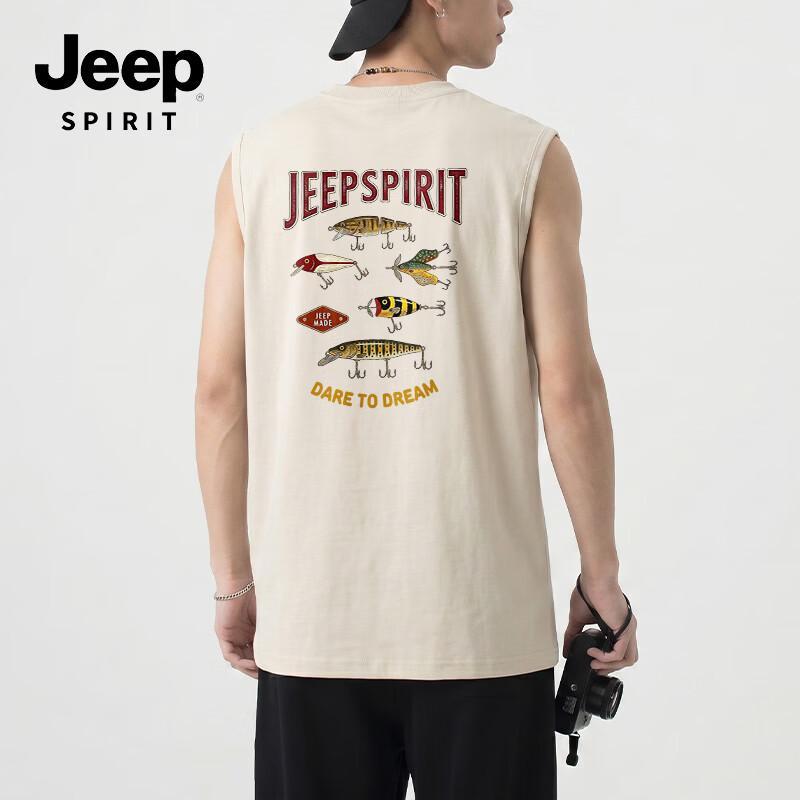 JEEP SPIRIT Men s Pure Cotton Tank Top 3XL