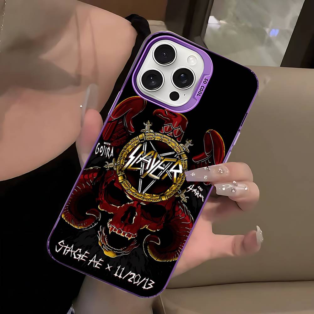 S-Slayers Band Phone Case For IPhone 17 16 15 14 13 Pro Max Plus Matte Color Back Cover