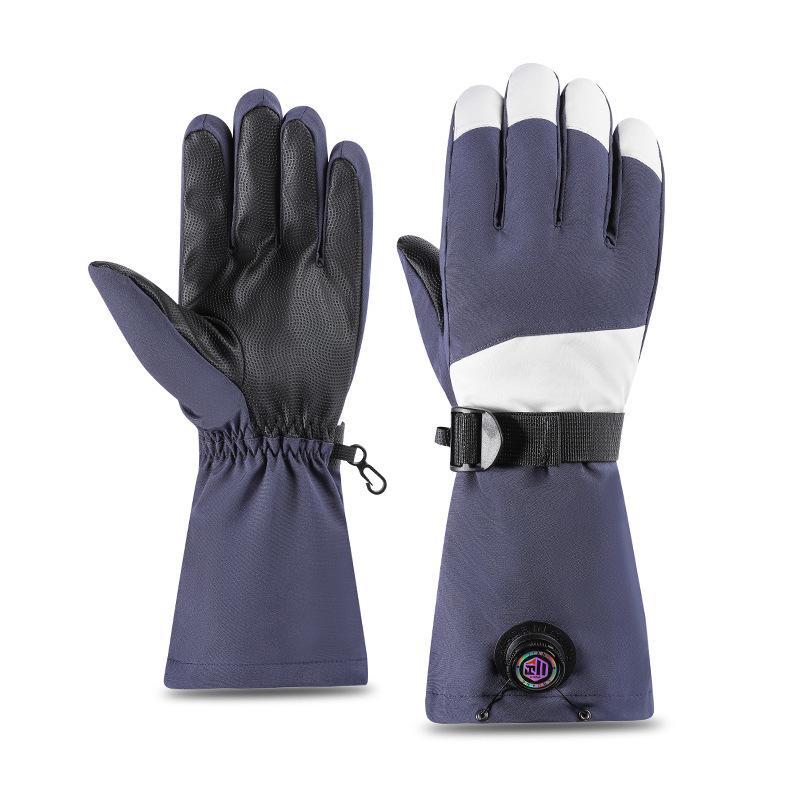 Waterproof Winter Ski Gloves: Warm, Thick, Wear-Resistant, Split-Finger Design for Cycling and Outdoor Use