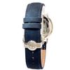 Madison New York Navy Navy Calfskin Silver Seventh Avenue Men's Watch, Waterproof, Quartz, Dial, Strap, Case, MA011013-2,
