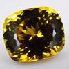 12.90 Ct Natural Yellow Sapphire Cushion VVS CLEAN IF Loose Gemstone
