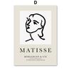 Matisse Line Face Coral Leaf Bird Abstract Posters And Prints Wall Art Canvas Painting Hotel Bar Pictures For Living Room Decor
