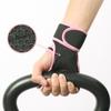 1Pair Workout Gloves Women Men With Wrist Wraps Anti-Slip Silicone Palm Protection Weight Lifting Fitness Gym Gloves