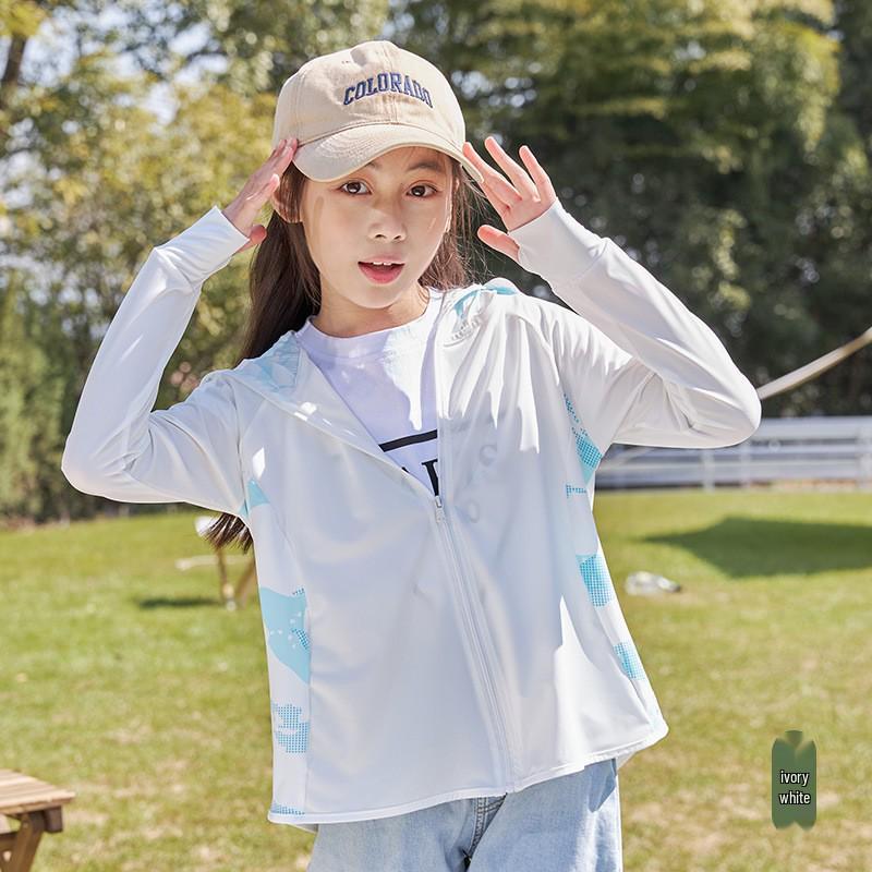 

Детская дышащая куртка от солнца HaoHao с защитой UPF50+ M (140cm, 9-11 years)