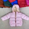 Unisex Kids' Thickened Velvet Hooded Cotton Jacket for Winter