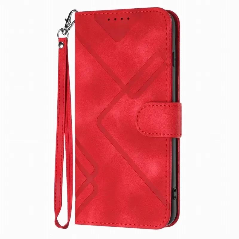 

Fashion Flip Case For Apple iPhone 16 15 14 13 12 11 Pro Mini Plus Max 7 8 SE 2020 Wallet Card Pocket Lanyard Phone Cover #NDB For iPhone 7 or 8