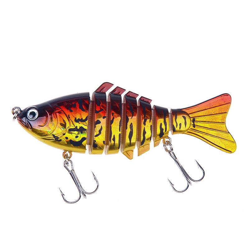 Wieloczęściowa przynęta spinningowa tonąca: 7-Segmentowy, 15,6g, 10cm Sztuczna Przynęta