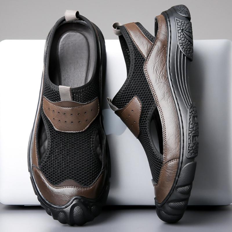 High Quality Summer New Sandals Men Outdoor Toe Wrap Sandals Casual Shoes Comfortable Fashion Beach Shoes Sports Hiking Sandals