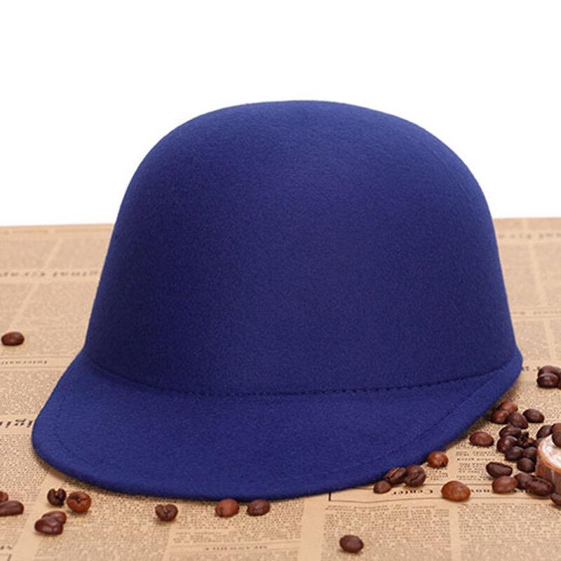 Zhenyueqi Parent-Child Imitation Wool Felt Fedora Hat