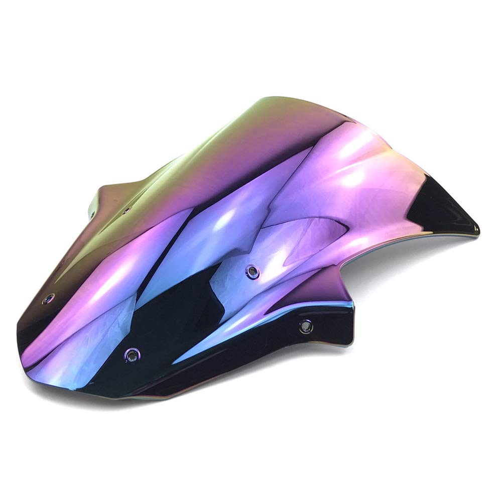 YUANYE Motorcycle Windshield Windscreen Wind Deflector Accessories for Kawasaki Ninja ZX10R ZX-10R 2011-2015 (Deep Iridium)
