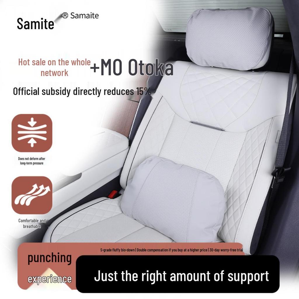 Maybach Second-Gen Car Headrest & Lumbar Pillow for Tesla & Xiaomi