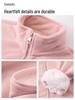 Women's Pink Fleece Thick Warm Coat - 2025 Lambswool Windbreaker for Autumn/Winter