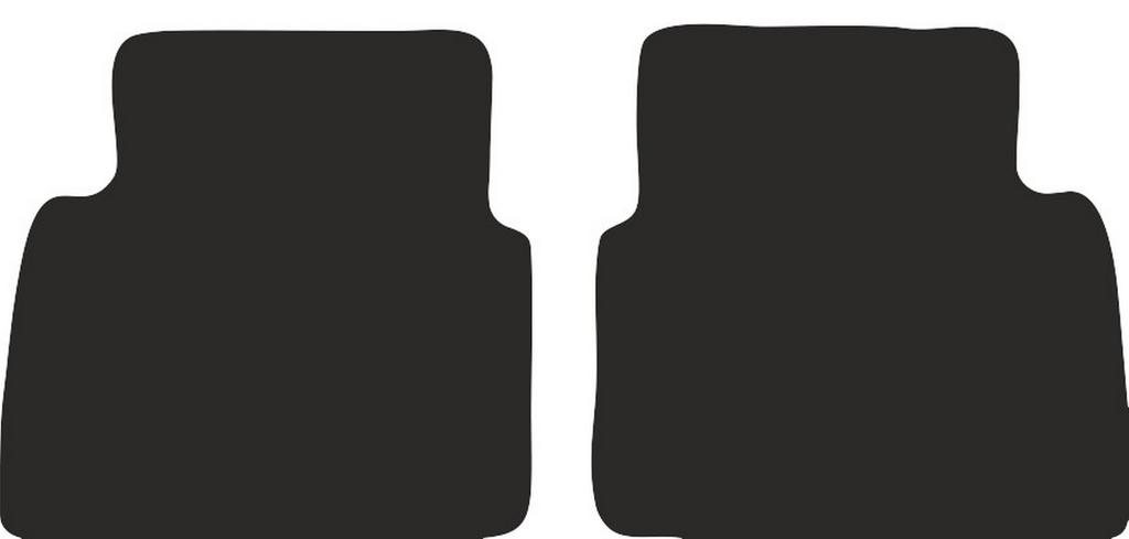 Rear Floor Mats For: Saab 9-5 I Y3Se Sedan, Wagon 1997-2005