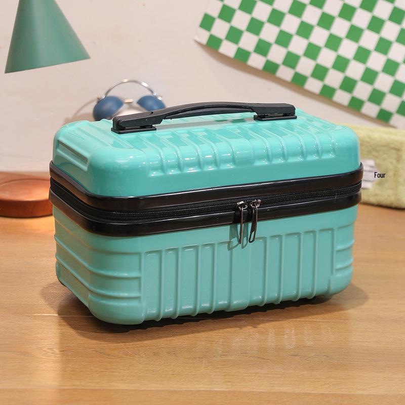 16" Women's Carry-on Makeup & Toiletry Bag with Lock - Large Capacity, Lightweight, Waterproof Organizer.