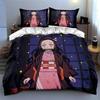 Design personaj anime. Seturi lenjerie de pat Huse de pilotă Huse de pernă cadouri (1 * Față de pilotă 2 * Fețe de pernă, fără umplutură de pilotă)