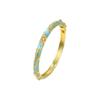 Elegant Open Cuff Bracelet Chinese Style Vintage Cloisonne Bangle Enamel Flower Bangle  Ladies