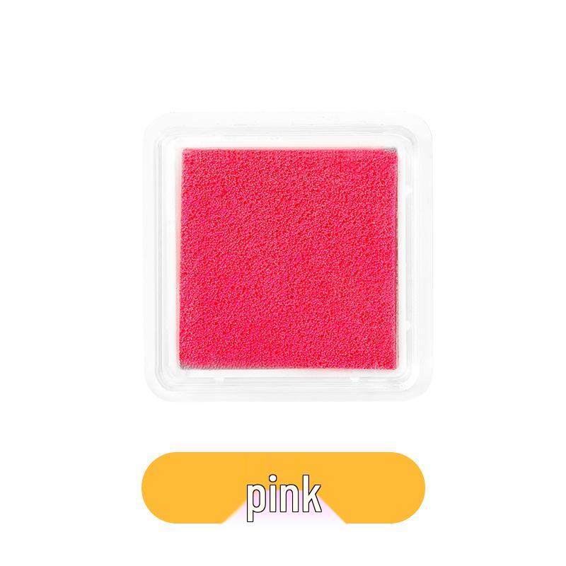 24-Color Children's Finger Painting Ink Pad - 3x3 Palm Print & Stamp Pad for Kindergarten