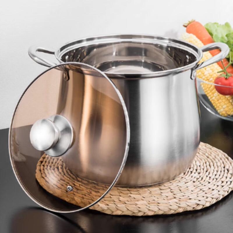SULE Thickened Stainless Steel 26cm Stock Pot