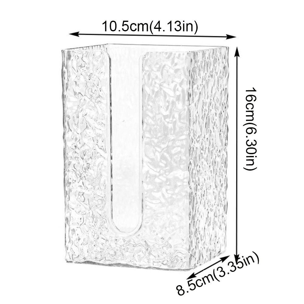 Wall Mounted Napkin Storage Box Plastic Paper Box Storage Container Tissue Box Bathroom