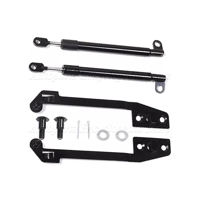 A Pair Car Rear Tailgate Slow Down Support Rod Lift Strut Bar Gas Shock Damper For Mitsubishi TRITON L200 MR 2015-