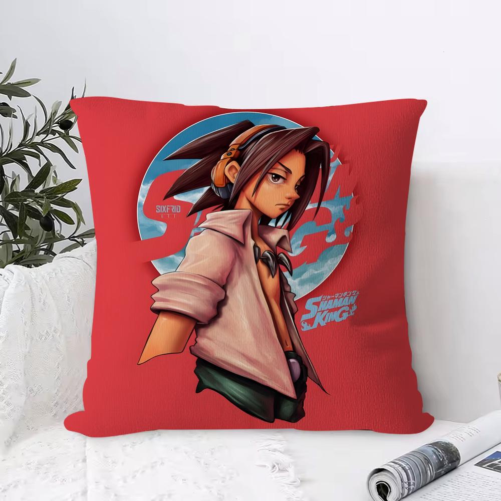 Anime Shaman King Pillow Case Ultra Soft Skin Friendly Fabric Cloud Like Comfort & Concealed Zipper