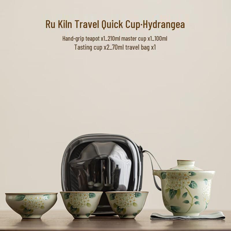 Portable Ceramic Kung Fu Tea Set