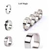Black Circle Ring Magic Magnetic Ring Magic Props Strong Magnet Ring  Birthday Gift
