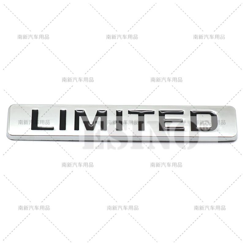 Car Styling 3D Limited Trunk Zinc Alloy Adhesive Emblem Fender Rear Body Tailgate Badge For Jeep Cherokee Compass Wrangler