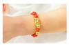 Agate Pixiu Bracelet with Mantra Beads - Gold-Plated Beaded Bracelet for Men and Women