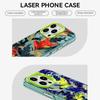 Luxury Fashion Leaves Phone Case For IPhone 17 16 15 14 13 12 11 Pro Max Air Magnetic Matte Laser Metallic Phone Funda